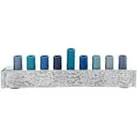 Small Hanukkah Menorah - Strip - Blue