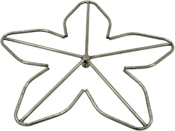 HPC Fire Penta Stainless Steel Fire Pit Burner