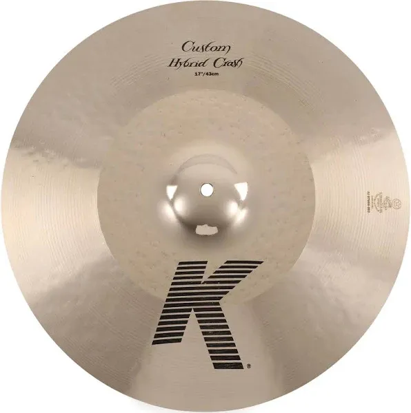 Zildjian K1217 17” K Series Custom Hybrid Crash Cymbal k-1217