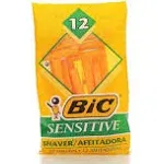 BIC Single Blade Razor, Sensitive, 12 Ct