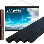 16&#034; Sturdy Magnetic Poster Hanger Frame,Wooden Poster Frame 16x20 16” Black