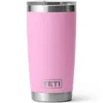 Yeti Rambler 20 oz. Tumbler with MagSlider Lid, Power Pink