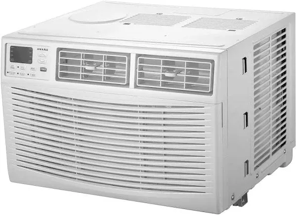 Amana 6,000 BTU 115V Window-Mounted Air Conditioner with Remote Control, White