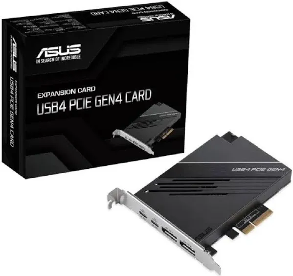 ASUS USB4 PCIe Gen4 Card interface cards/adapter Internal DisplayPort, USB Type-C