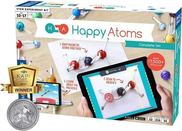 Thames &amp; Kosmos Happy Atoms Stem Experiment Kit Complete Set - 585001