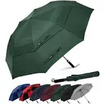 G4Free 62 Inch Portable Golf Umbrella Large Oversize Double Canopy Vented