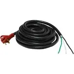 Valterra A10-3025END Mighty Cord 30 Amp Non-Detachable Power Cord w/Ha