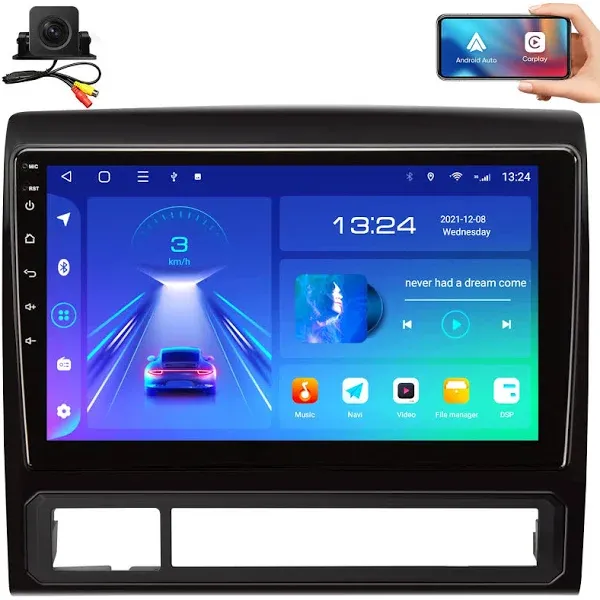 5G WiFi 8 Core 9 Inch Car Stereo Radio for Toyota Tacoma 2005 2006 2007 2008 2009 2010 2011 2012 2013 2014 2015 with Carplay Android Auto GPS Support JBL System 48EQ Mirroring AirPlay