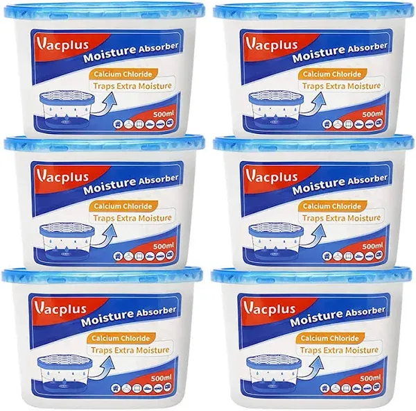 Vacplus Ocean Fragrance Moisture Absorber 6 Pack