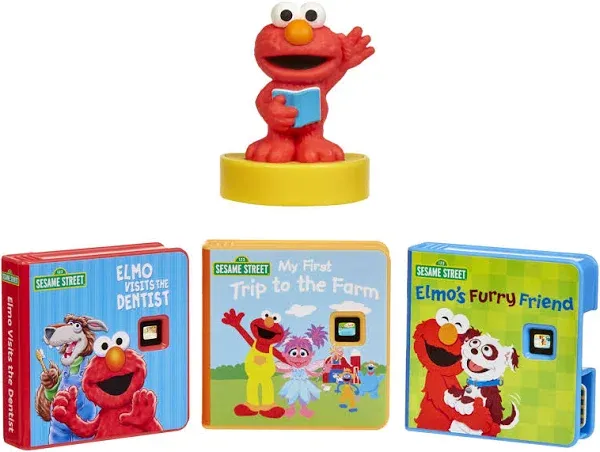 Little Tikes Story Dream Machine Sesame Street Elmo & Friends Story Collection, Storytime, Books, Audio Play Character, Toy Gift for Toddlers and Kids Girls Boys Ages 3+ Years