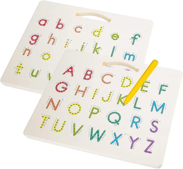 Hautton Magnetic Letter Writing and Learning Board - Double Sided - Pre-owned 