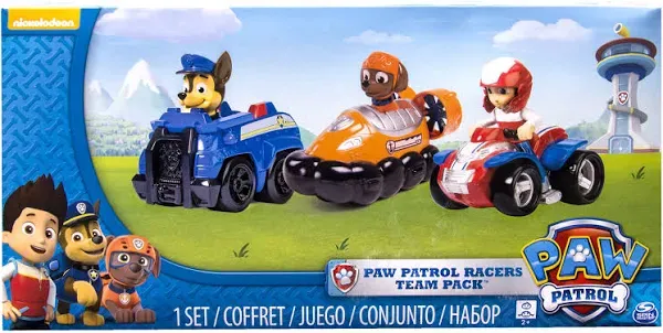 Paw Patrol Rescue Racers 3pk Vehicle Set