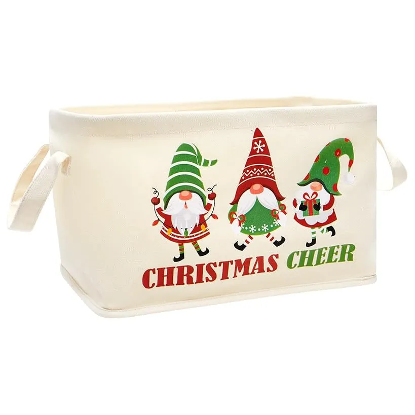 The Lakeside Collection Seasonal Gnome Baskets (Set of 2)