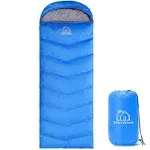 XL Size Upgraded Version of Camping Sleeping Bag 4 Seasons 86.6&#034; x 31.5&#034; Blue