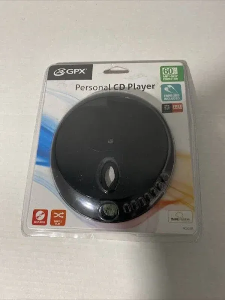 GPX Portable CD Player GPX  PC301B Black