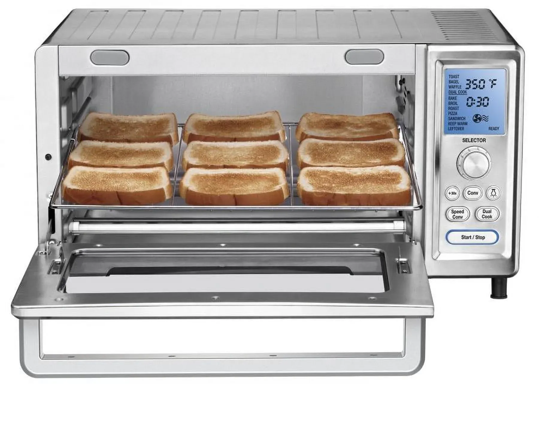 Cuisinart Convection Toaster Oven, Stainless Steel, TOB-260N1