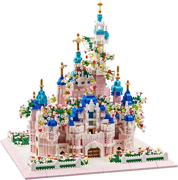 Architecture Castle Flower Series Model Building Set