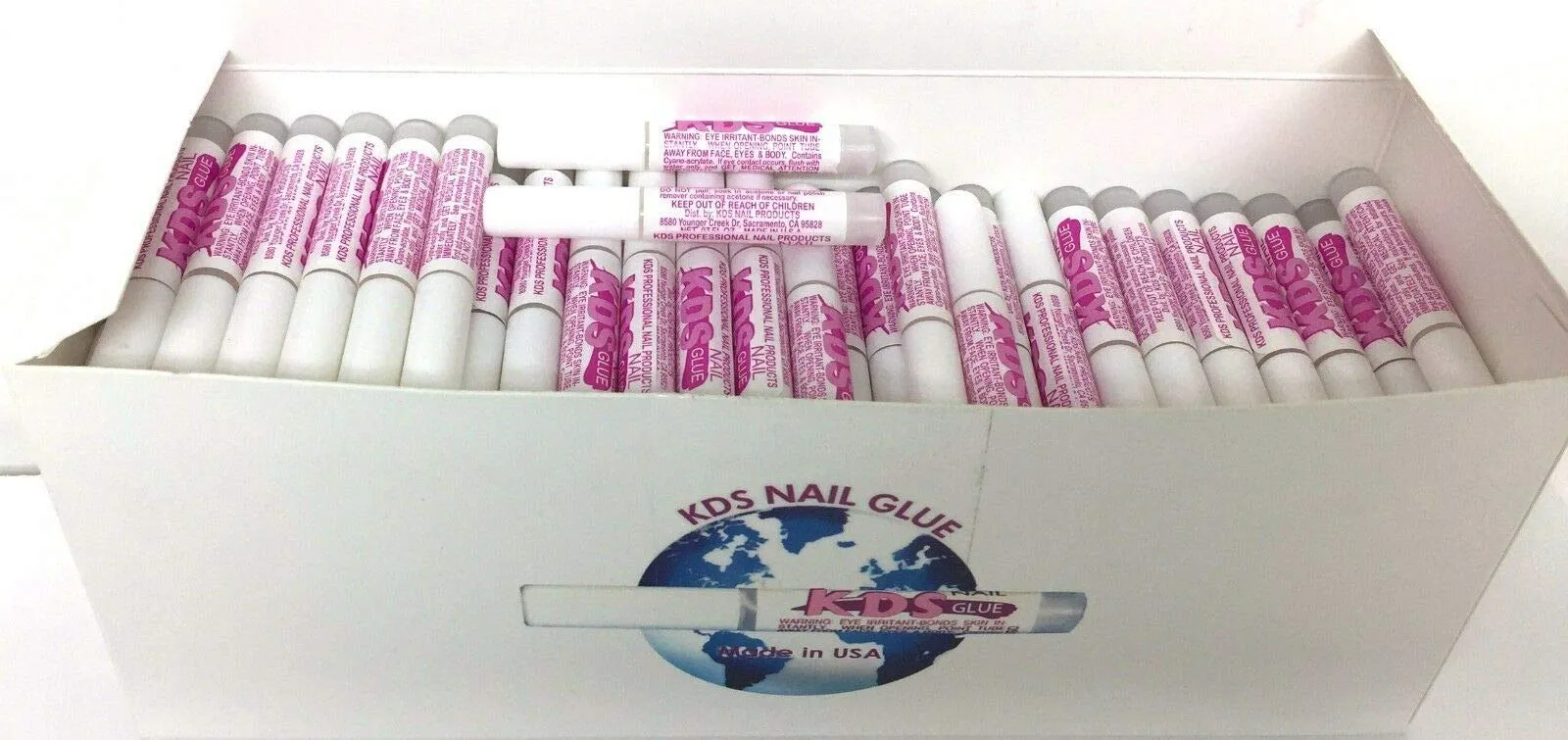 100 Pcs  Nail Tip Glue - Adhesive Super Bond for Acrylic Nails Tips