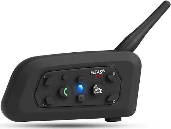 EJEAS V6 Pro Motorcycle Helmet Bluetooth Intercom Headset