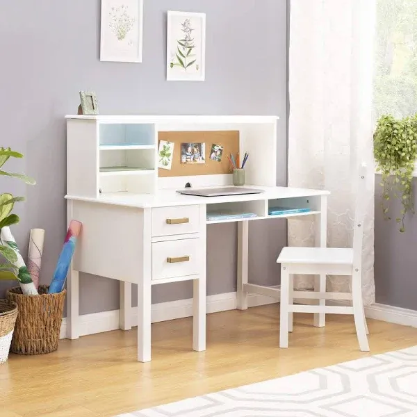 Guidecraft Kid's Taiga Desk and Hutch