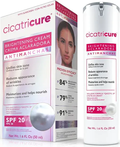 Cicatricure SPF 20 Brightening Facial Moisturizer 3-in-1 Face Cream (1.6 fl oz)