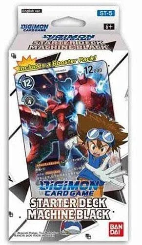 2021 Digimon English TCG Starter Deck: Machine Black - per Deck of 54 Cards