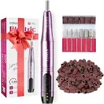 Rechargeable Cordless Nail Drill Electric File, Professional For Acrylic Gel Dip ...