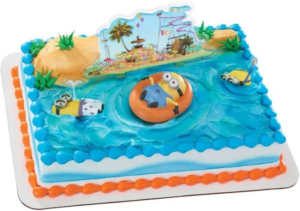 Despicable Me 2 Beach Party Cake DecoSet