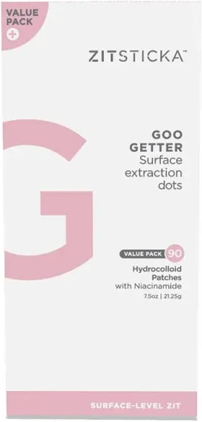 ZitSticka Goo Getter Hydrocolloid Pimple Patches 90 ct. Exp. 02/2027