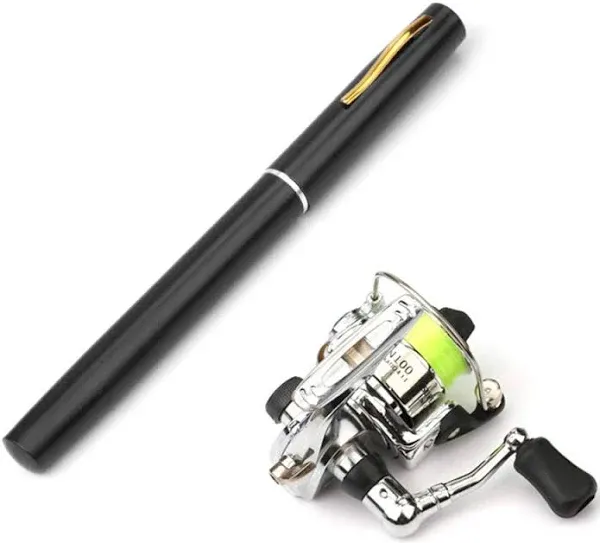 Lixada Pen Fishing Rod Reel Combo Set