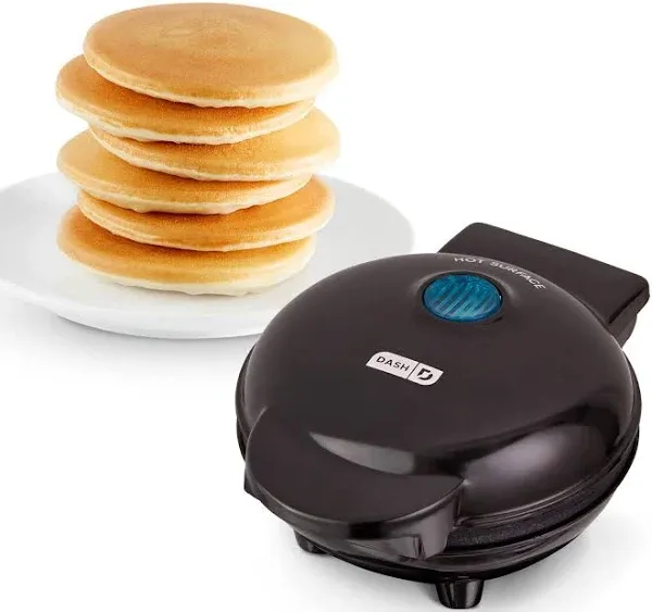 Mini Maker Griddle Pancakes Electric Round Individual Dash Eggs Cookies Red 