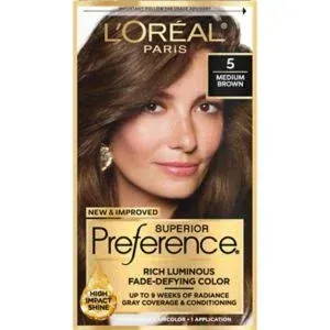 L'Oréal Medium Brown Superior Preference Color Shine