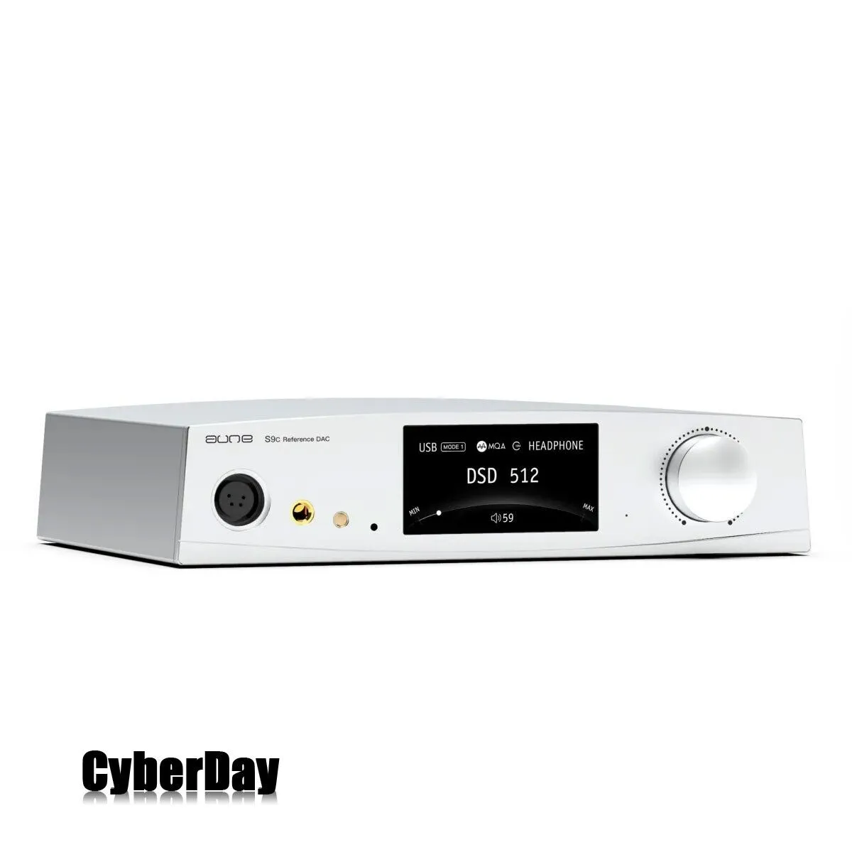 Aune S9C (Silver) 5W Headphone Amplifier DAC for Balanced XLR 4.4MM 