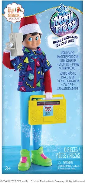 The Elf on the Shelf MagiFreez® Retro Rad 80's Accessories- Help Your Scout Elf be The raddest on The Block!