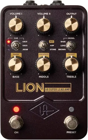 Universal Audio UAFX Lion '68 Super Lead Amp Effects Pedal