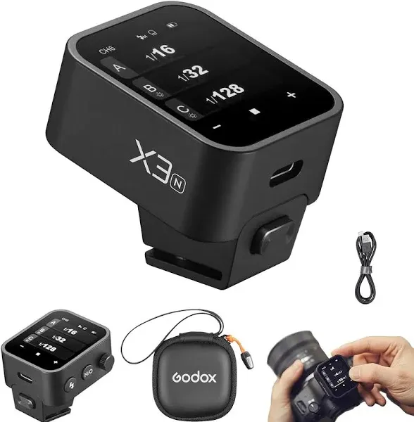 Godox X3 TTL HSS Touch Screen Trigger Transmitter for Canon Nikon Sony Fujifilm