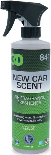 3D Car Air Freshener New Car Scent