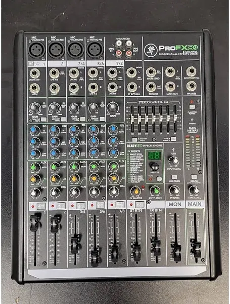 Mackie ProFX8v2 8-Channel Effects Mixer with USB