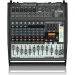 Behringer Europower PMP500 500W 12-Channel Powered Mixer with 3x XLR Cable