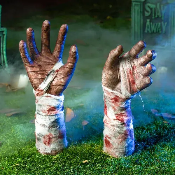 Halloween Zombie Arm Stakes, Halloween Yard Ground-Breaker Stakes