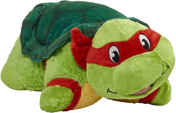 Pillow Pets Raphael Nickelodeon TMNT, 16" Teenage Mutant Ninja Turtles Stuffed Animal Plush Toy