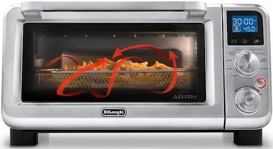 De'Longhi - Livenza 6-Slice Toaster Oven - Stainless Steel