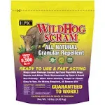 EPIC Wild Hog Scram All Natural Ready To Use Outdoor Granular Animal Repellent Resealable Bag, 10lbs