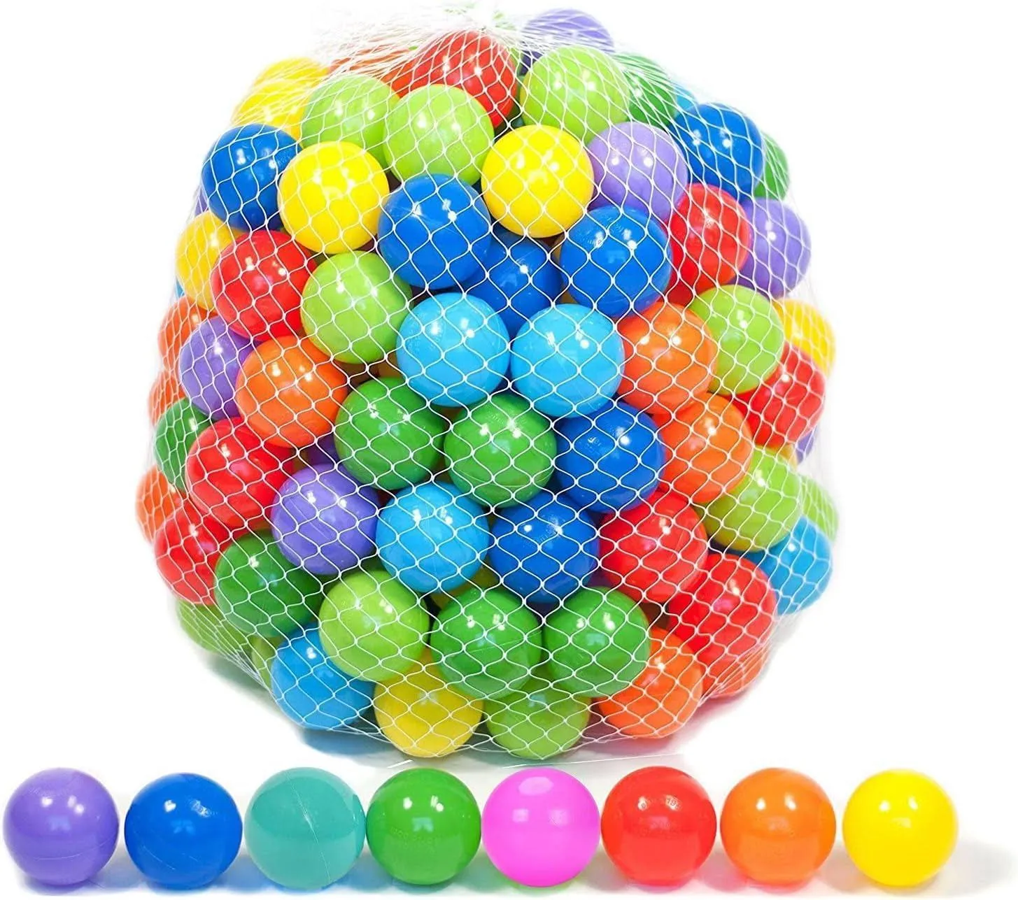 Playz 50 Soft Plastic Mini Ball Pit Balls