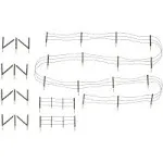 Woodland Scenics 2980 HO Scale Barbed Wire Fence - Kit with Gates, Hinges & Planter Pins -- Total Scale Length: 192' 58.5m - Black Forest® Hobby Supply Co