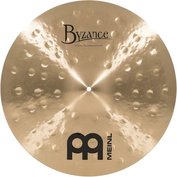 Meinl 20 in Byzance Traditional Extra Thin Hammered Crash