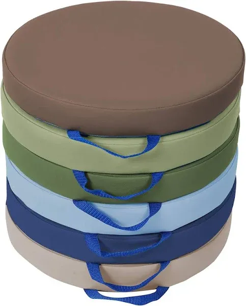 Factory Direct Partners SoftScape 15 inch Round Classroom Floor Cushions