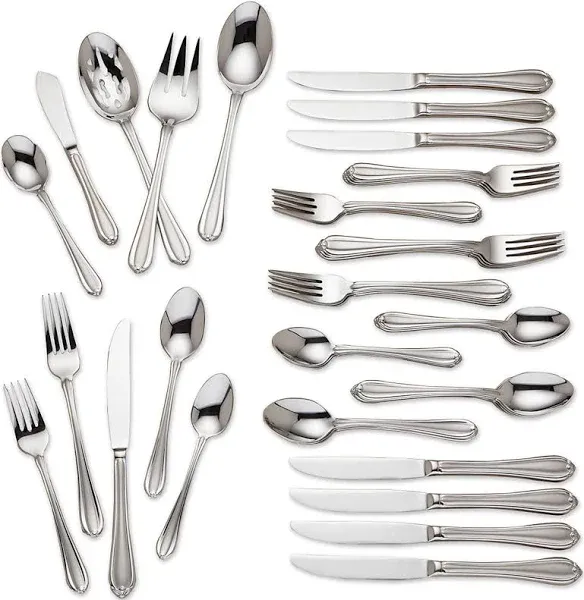 Gorham Frosted Melon Bud 45-Piece Flatware Set