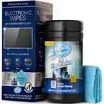 MiracleWipes for Electronics Cleaning - Screen Wipes Designed for TV, Phones, Monitors and More - Includes Microfiber Towel - (60 Count)