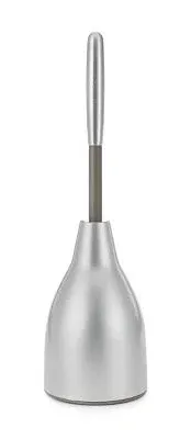 Polder Brushed Stainless Steel Toilet Plunger Caddy